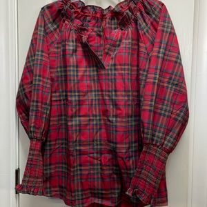 Plaid tunic